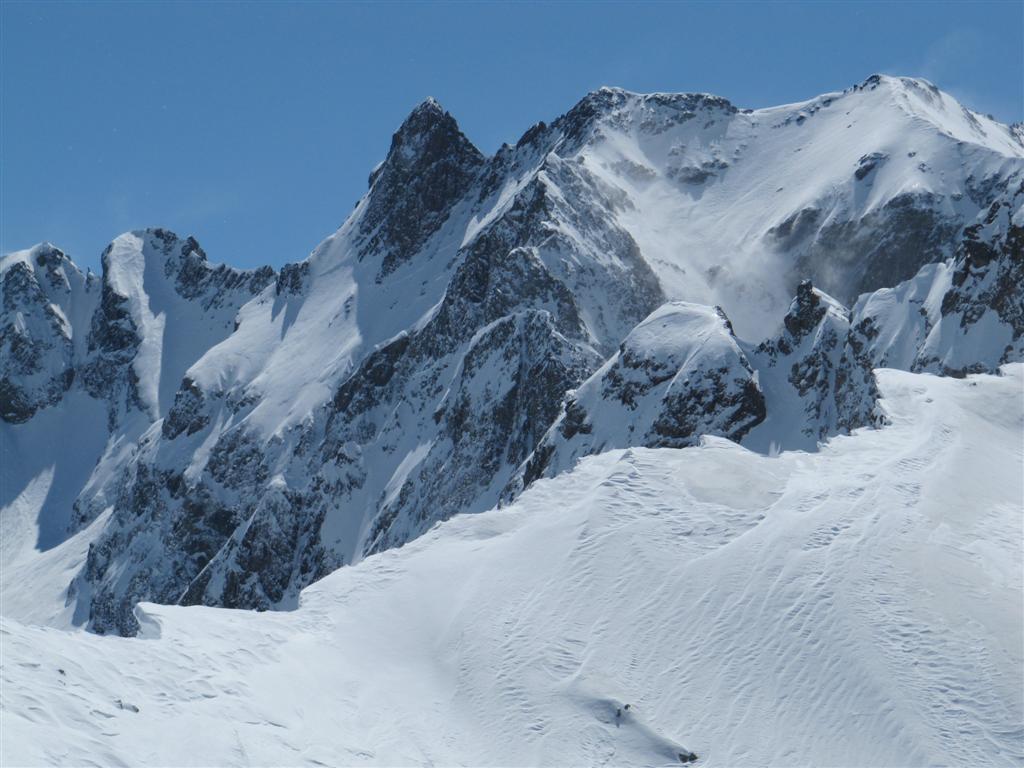 #6 vue du sommet : vers la face nord du pic de Mal Cros vue du sommet : vers la face nord du pic de Mal Cros