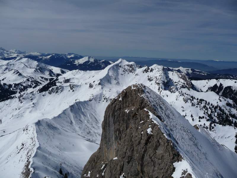 #1 Roc d Roc d'Enfer : Vue sur Chalune depuis le sommet W