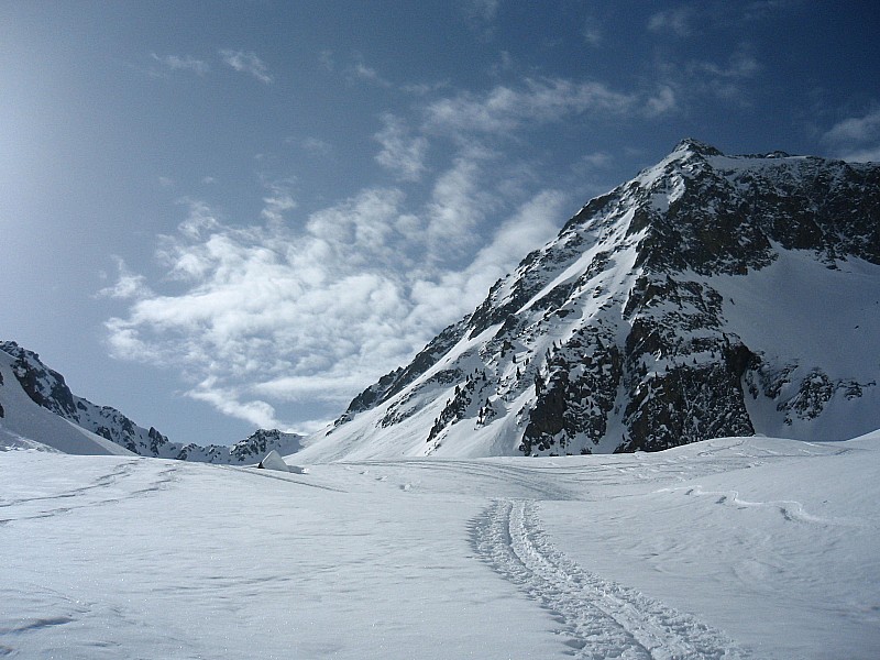 Passo di Laroussa : et Mont Laroussa à droite.