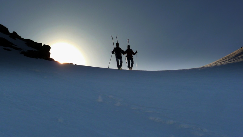 Opion1  toujours : ensuite on rejoint par une petite descente de 30m, le vallon qui se jette dans la grande gorge