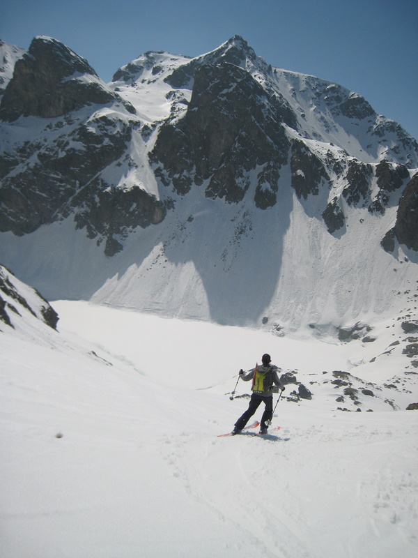 #27 Au dessus du crozet : dans une neige molle, mais encore bien skiante. Au dessus du crozet : dans une neige molle, mais encore bien skiante.