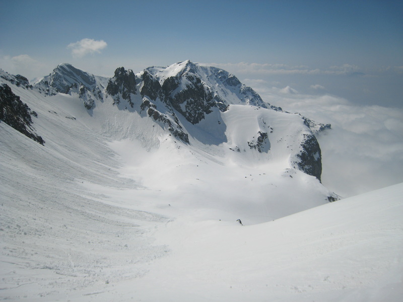 #26 col du loup : du col du Loup, vue sur le Colon et la jolie combe de descente sur le Crozet col du loup : du col du Loup, vue sur le Colon et la jolie combe de descente sur le Crozet