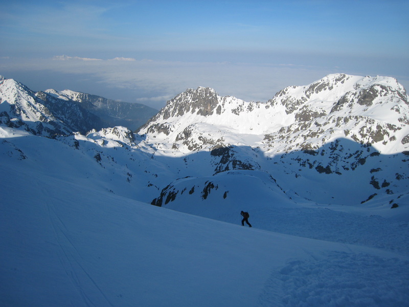 Montée Grande Lauzière : Début de montée pénible à la grande lauzière