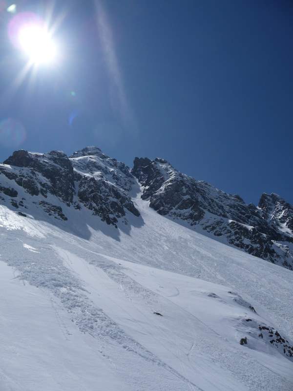 Pic Couttet : Couloir N du Pic Couttet (en boules)