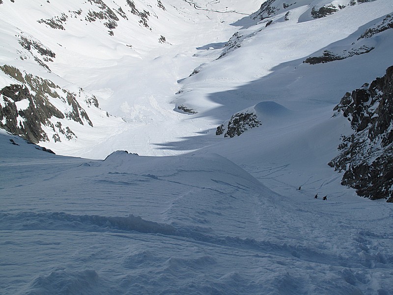 #2 couloir Maximin : dans la première moitié du couloir couloir Maximin : dans la première moitié du couloir