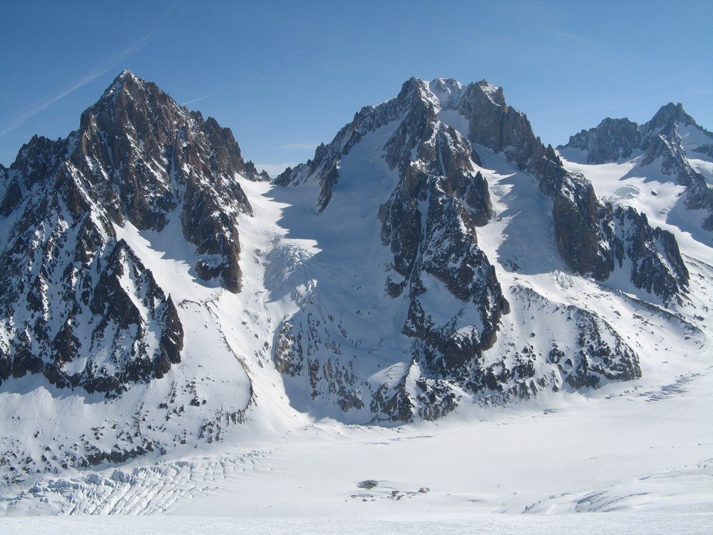 #6 Glacier du Chardonnet : ... et glacier du Milieu Glacier du Chardonnet : ... et glacier du Milieu