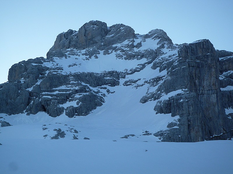 #1 Pointe Perçée : La face ouest, certainement bien croûtée Pointe Perçée : La face ouest, certainement bien croûtée