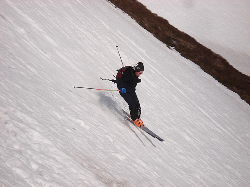 envole : les ski sont trés léger !