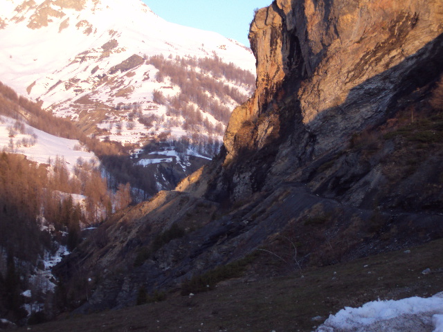 #1 piste du haut de roya : piste entierement deneigee piste du haut de roya : piste entierement deneigee