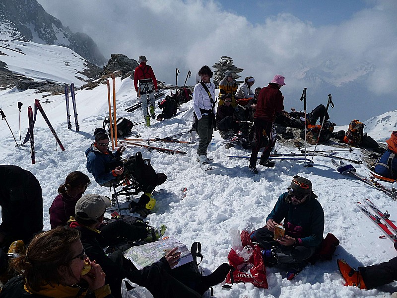 #3 au col : pause pique nique bien méritée au col : pause pique nique bien méritée