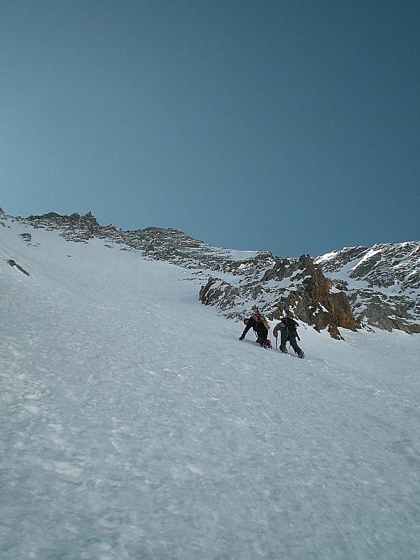 #17 Col du Vaccivier : Louis et JB, à fond dans la grande pente... Col du Vaccivier : Louis et JB, à fond dans la grande pente...