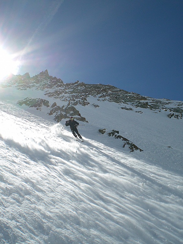 #18 Col du Vaccivier : Dans la grande pente Col du Vaccivier : Dans la grande pente