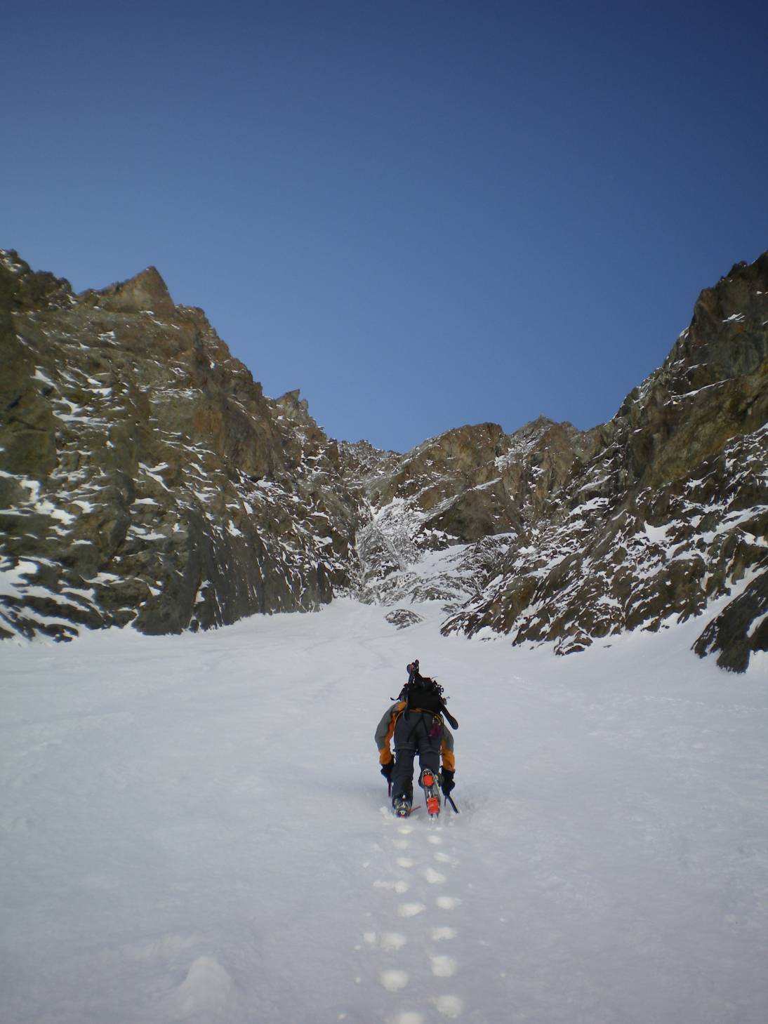 #4 Col du Vaccivier : JB fonce sur le ressaut Col du Vaccivier : JB fonce sur le ressaut