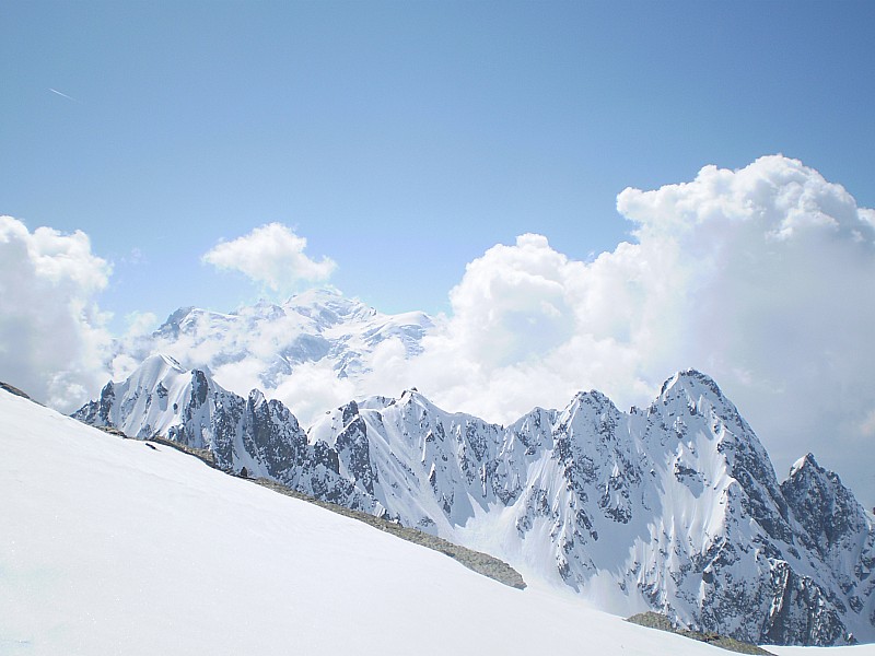 #3 Pouce et Index : l Pouce et Index : l'arête vue depuis Alphonse Favre