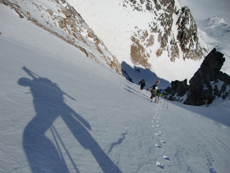 #5 Couloir Nord : Ca se monte bien. Couloir Nord : Ca se monte bien.