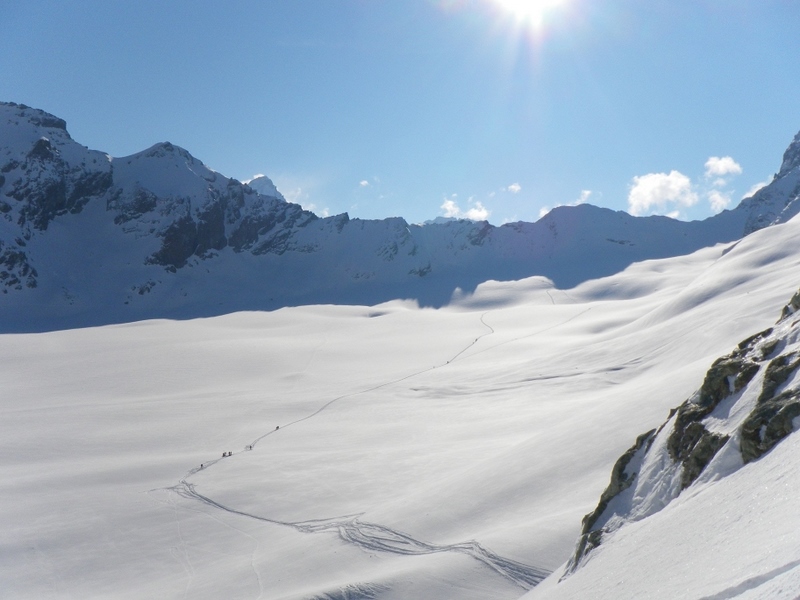 Col du Mont Brûlé : En route vers le Col du Mont Brûlé