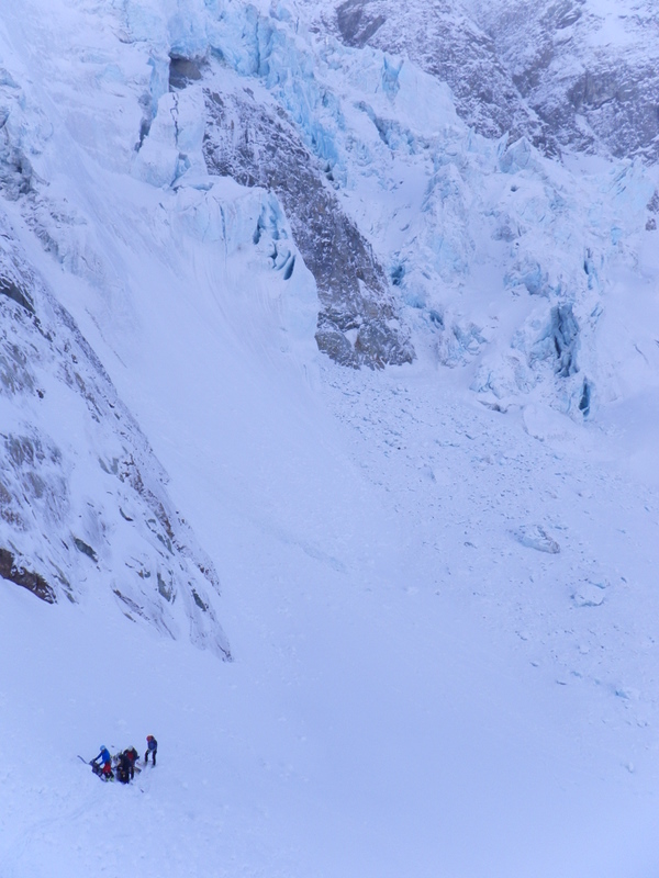 Glacier du Brenay : Au pied des séracs