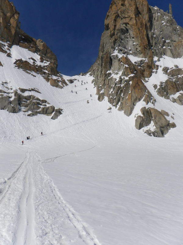 Fenêtre de Saleina : Ça monte en skis