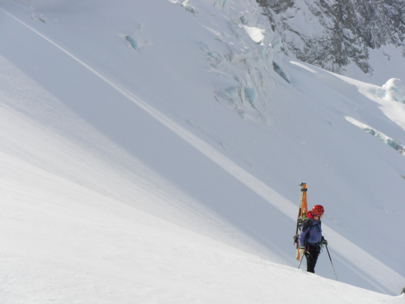 Glacier du Brenay : Arrivée sur la partie supérieure