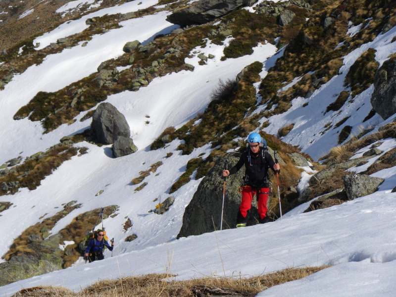 Montée vers Valsorey : Fin du portage