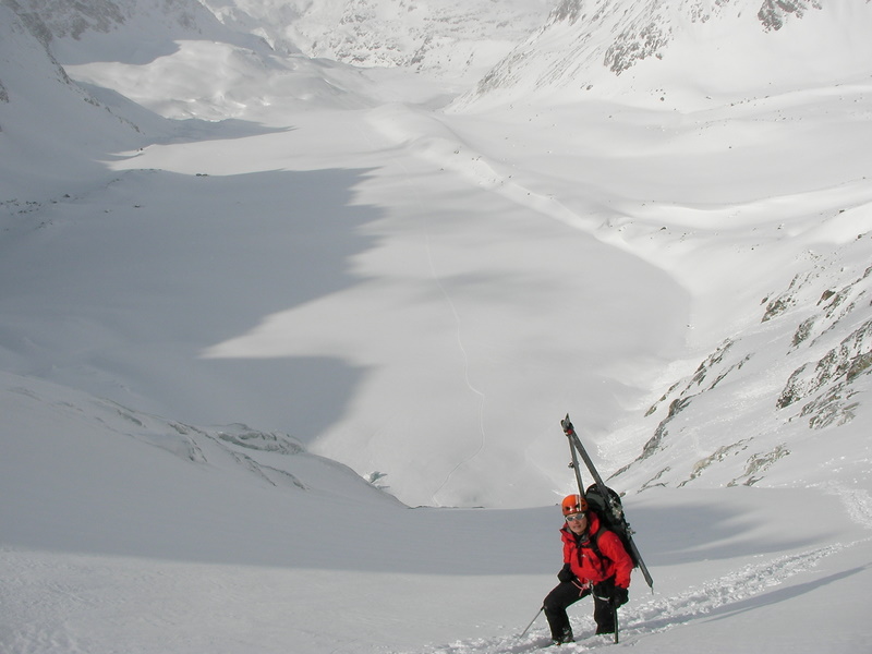 Glacier du Brenay : Vue sur la partie inférieure du glacier