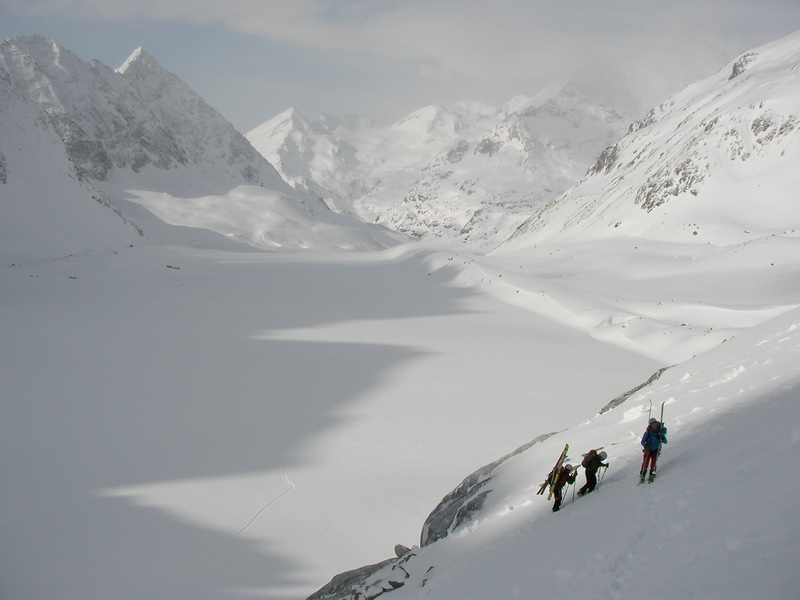 Glacier du Brenay : Vue sur la partie inférieure