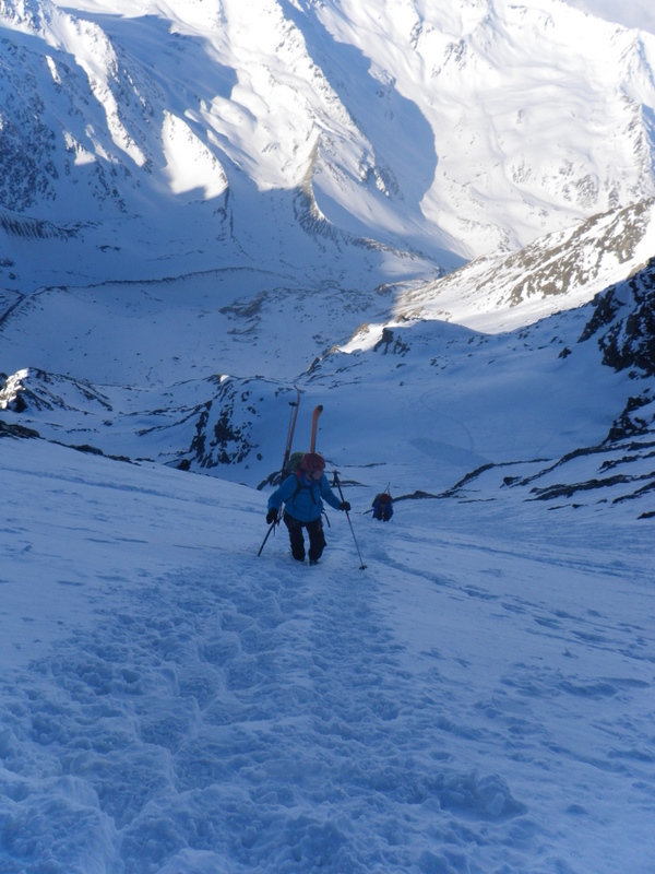 #14 Plateau du couloir : Skis sur le sac Plateau du couloir : Skis sur le sac