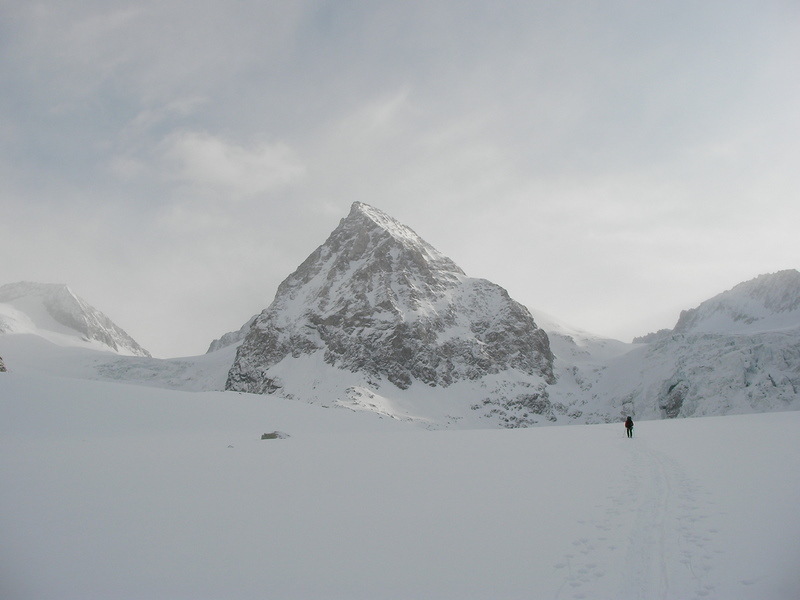 Glacier du Brenay : Serpentine à gauche, séracs du Brenay à droite