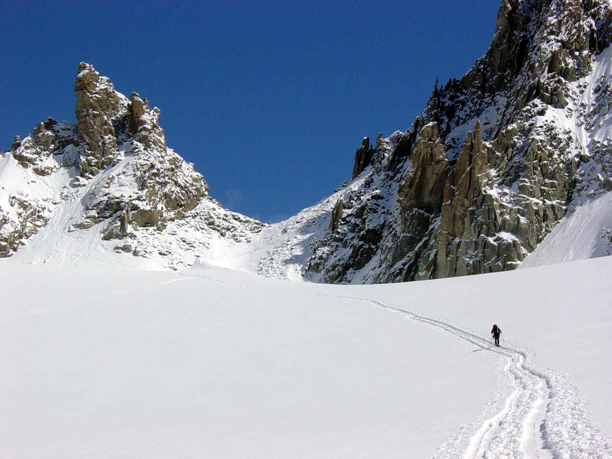 #2 Le col du Chardonnet : pour une fois on est quasiment les premiers au col !!! Le col du Chardonnet : pour une fois on est quasiment les premiers au col !!!