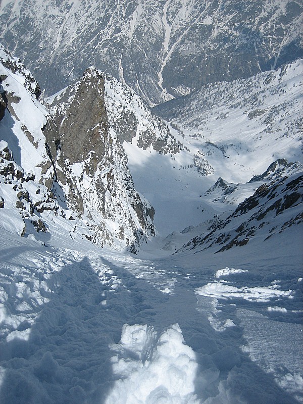 #3 Le couloir : Vue depuis le collet Le couloir : Vue depuis le collet