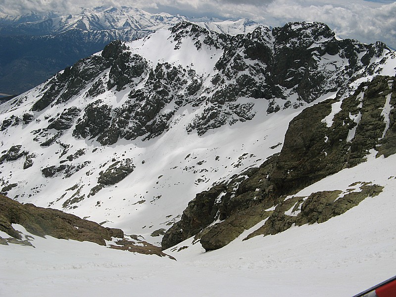 #4 Couloir de la Forca : Dans le haut de la partie basse (et large) du couloir. Couloir de la Forca : Dans le haut de la partie basse (et large) du couloir.