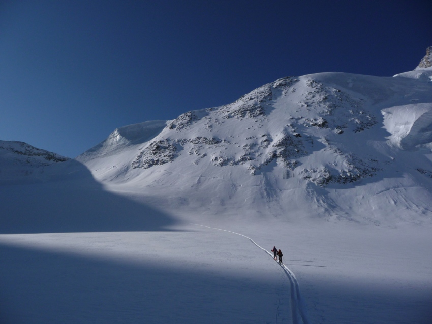 #56 Glacier Durand : Encore de longs plats, et une fin un peu plus raide sur plaque de glace Glacier Durand : Encore de longs plats, et une fin un peu plus raide sur plaque de glace