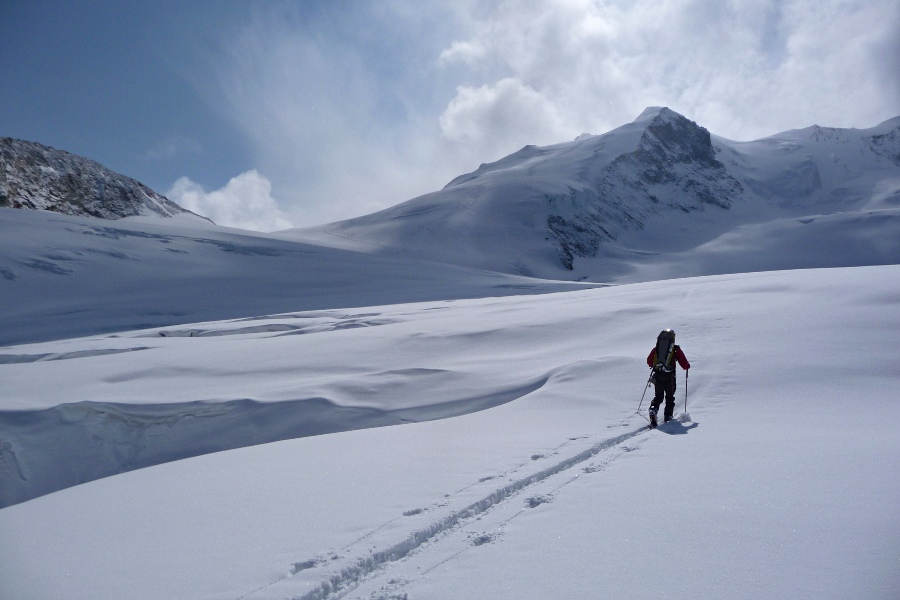 #17 Turtmanngletscher : En route vers le Bishorn Turtmanngletscher : En route vers le Bishorn