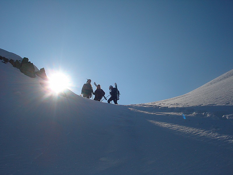 #6 pt de la cicle : sommet du couloir ça aurait pu etre une belle descente pt de la cicle : sommet du couloir ça aurait pu etre une belle descente