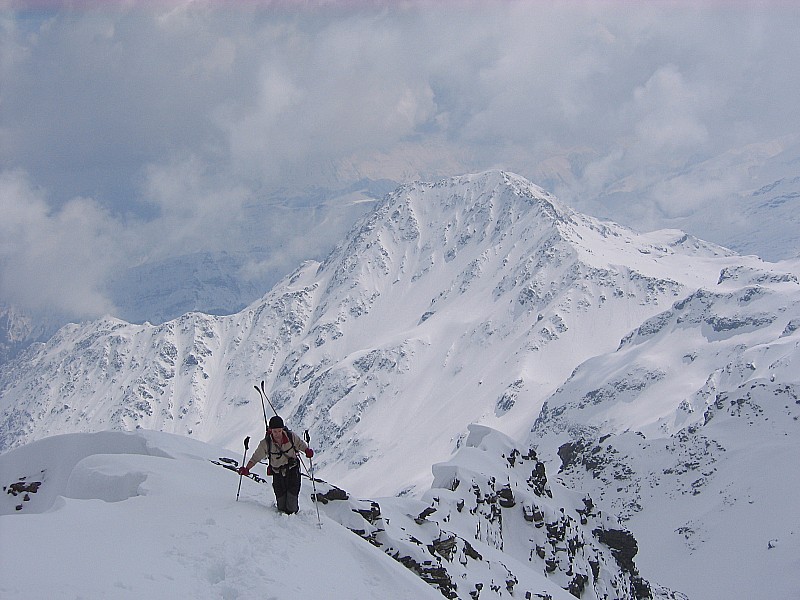 #6 Arrivée : Sur la crête presque sommitale Arrivée : Sur la crête presque sommitale