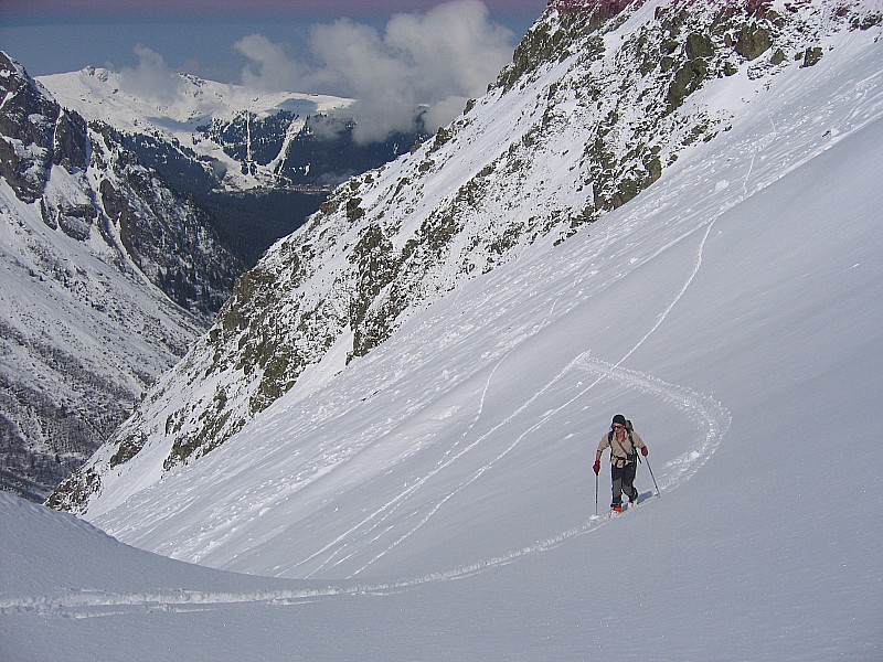 #2 au dessus du refuge : on trace ... au dessus du refuge : on trace ...