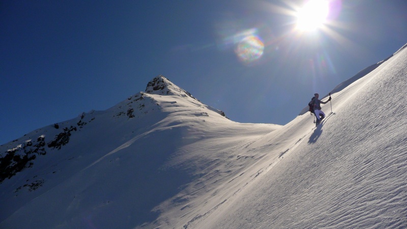 #4 Rocher de l Rocher de l'Homme : Soleil, neige, sans vent ...