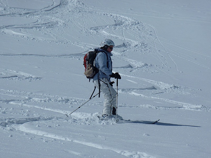 #10 Mont Fourchon : Bonne neige dans le haut de la Combe Est Mont Fourchon : Bonne neige dans le haut de la Combe Est