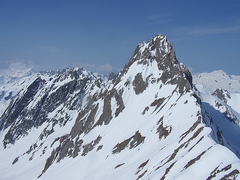 #23 Col de la Nova : Aiguille de la Nova vu du col de la Nova Col de la Nova : Aiguille de la Nova vu du col de la Nova