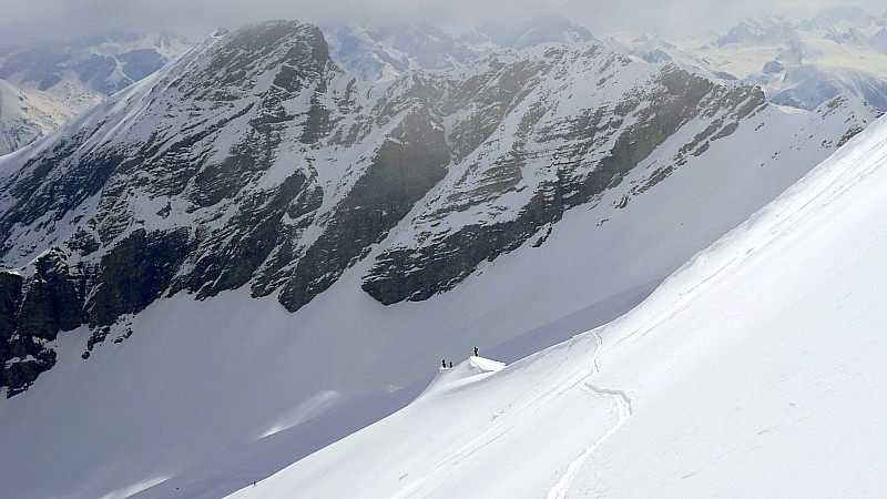 #8 Tête de Vallon Claous : des italiens en terminent avec l Tête de Vallon Claous : des italiens en terminent avec l'arête