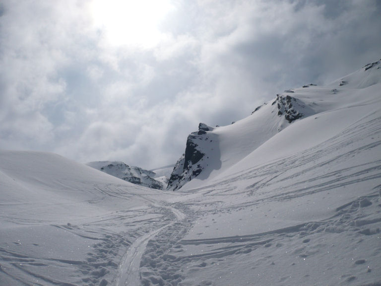 #6 Sortie en haut de la combe : mais le sommet est encore loin Sortie en haut de la combe : mais le sommet est encore loin