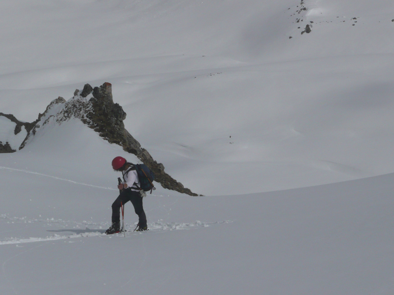 #5 Couloir de la Riche : Arrivée au sommet Couloir de la Riche : Arrivée au sommet