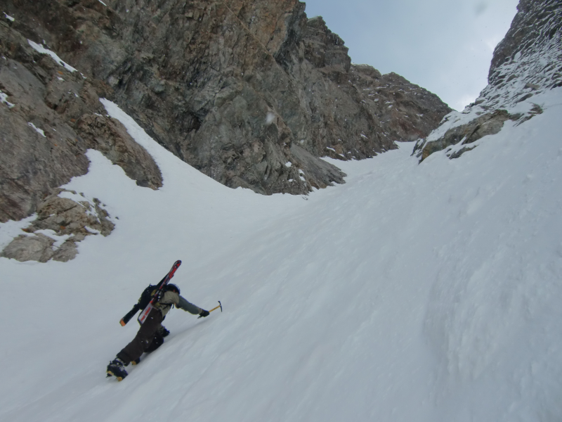 #2 Couloir W de Vera Pervoz : Ambiance cascade de glace... Couloir W de Vera Pervoz : Ambiance cascade de glace...