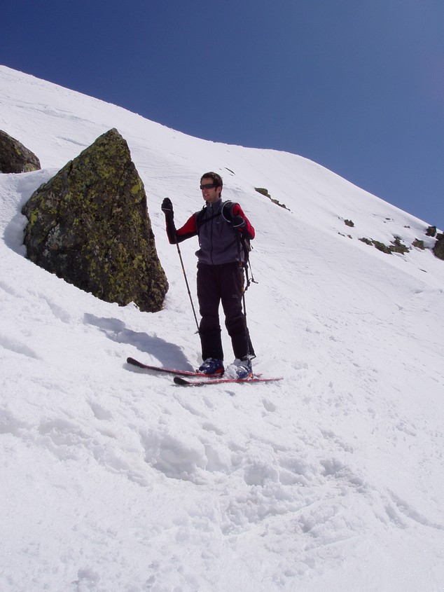 #10 dans la descente de la dent du Pra. Détends toi, lui dit Christophe.... dans la descente de la dent du Pra. Détends toi, lui dit Christophe....