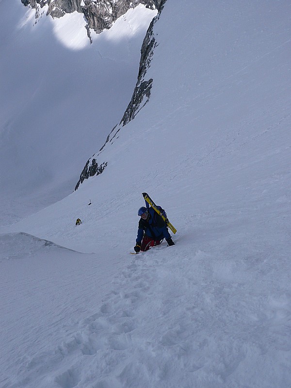 #44 Col du Pavé : David et moi dans le raide Col du Pavé : David et moi dans le raide