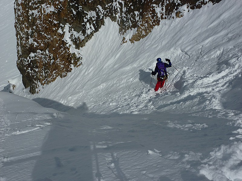#34 Casse Déserte : David au début de la descente. Mais qu Casse Déserte : David au début de la descente. Mais qu'ont-ils fait de la poudre ?
