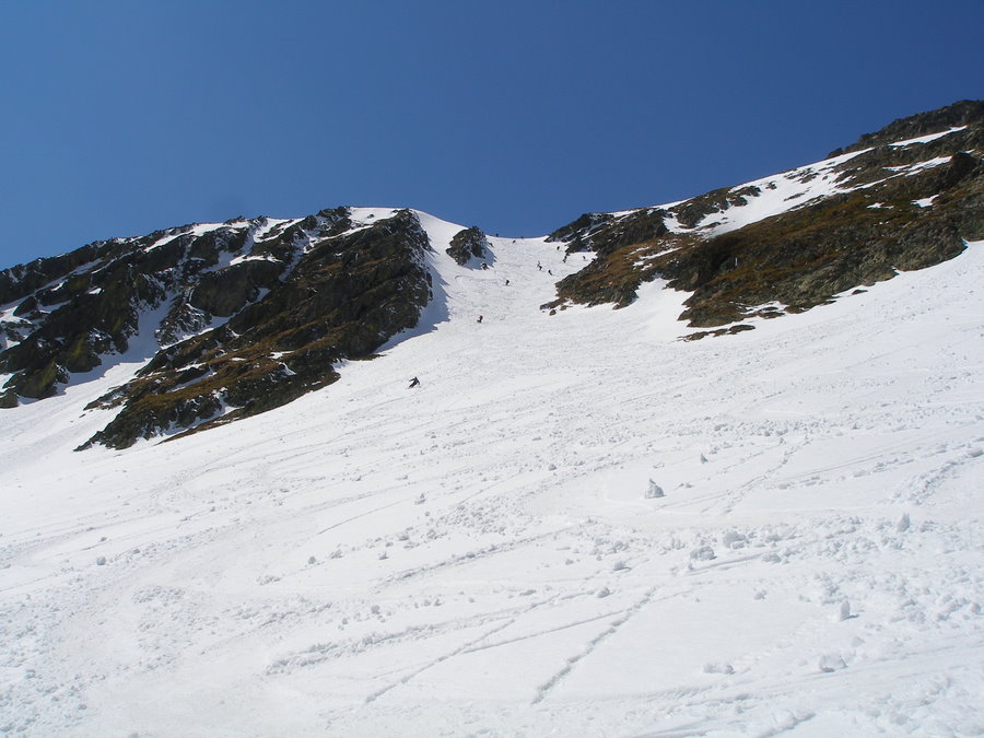 Couloir du Patou : Nous avons damé le couloir