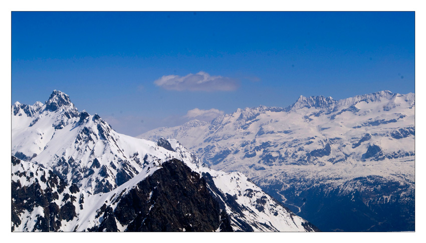 #1 Panorama : Grand beau et encore bien plâtré sur les Grandes Rousses. Panorama : Grand beau et encore bien plâtré sur les Grandes Rousses.