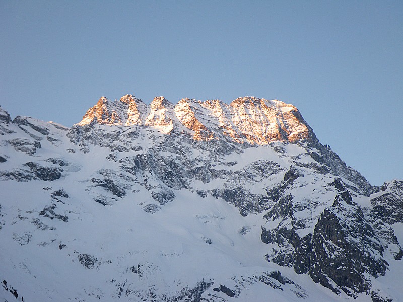 Lever de soleil sur le Sirac : dommage que le temps ne soit pas resté au beau !