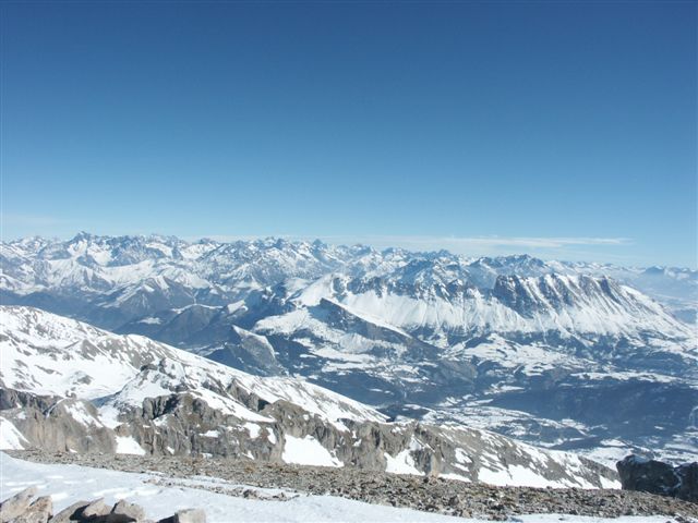 #4 Grand Ferrand : Les Ecrins depuis du sommet du Ferrand. Grand Ferrand : Les Ecrins depuis du sommet du Ferrand.